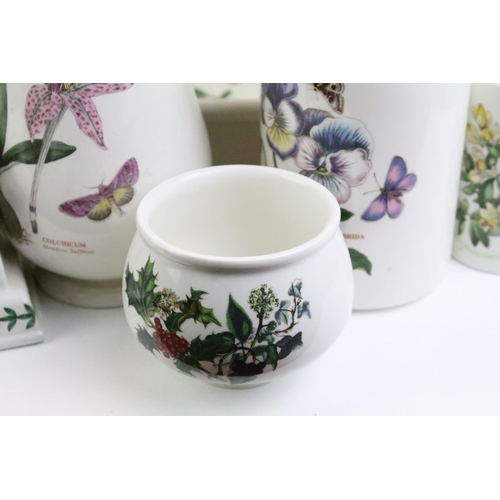 129 - Large quantity of Portmeirion ceramics, mostly 'The Botanic Garden' pattern, also featuring 'The Hol... 