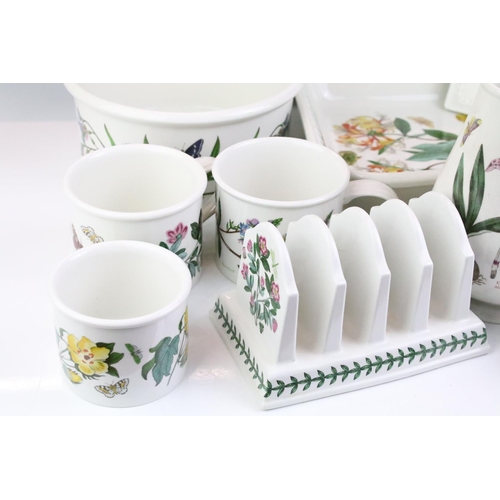 129 - Large quantity of Portmeirion ceramics, mostly 'The Botanic Garden' pattern, also featuring 'The Hol... 