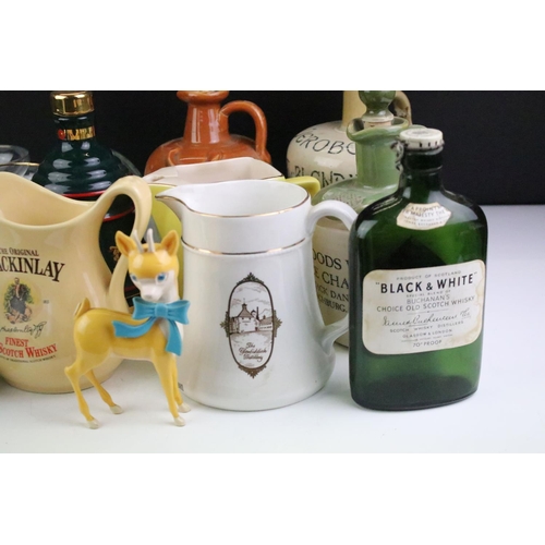 142 - Collection of Breweriana assorted ceramics to include a stone Jeroboam Royal Blend Whisky decanter, ... 