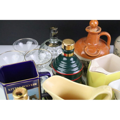 142 - Collection of Breweriana assorted ceramics to include a stone Jeroboam Royal Blend Whisky decanter, ... 