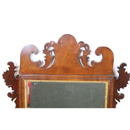 699 - Group of mirrors to include two antique mahogany examples with pierced and carved frames, an oval wo... 