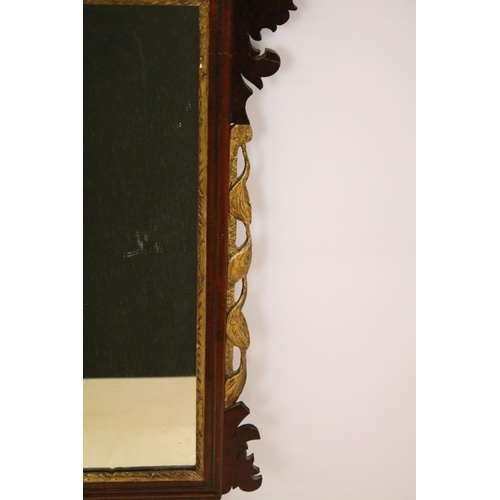 699 - Group of mirrors to include two antique mahogany examples with pierced and carved frames, an oval wo... 