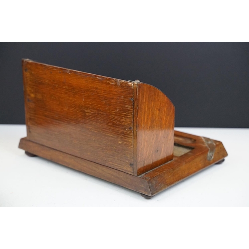 567 - Four woodworking planes to include two H J Matthews examples together with an early 20th Century oak... 