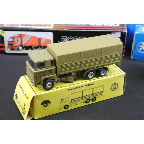 1190 - 19 Boxed construction and haulage related diecast models to include Supermini Scania T112 Betoneira,... 