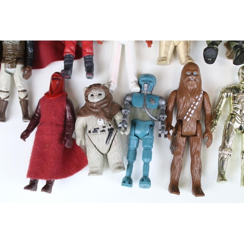 456 - Star Wars - 25 Original Star Wars figures to include Ree Yees, Han Solo, Squid Head, Admiral Ackbar,... 