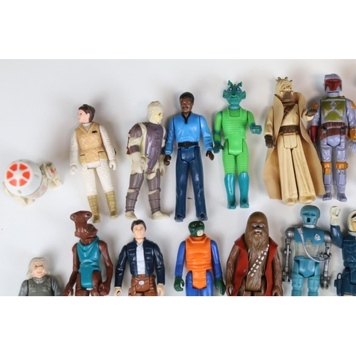 458 - Star Wars - 41 Original Star Wars figures to include C3P0, Chewbacca, Boskk, Snaggletooth, Death Sta... 