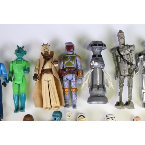 458 - Star Wars - 41 Original Star Wars figures to include C3P0, Chewbacca, Boskk, Snaggletooth, Death Sta... 