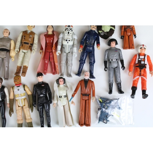 458 - Star Wars - 41 Original Star Wars figures to include C3P0, Chewbacca, Boskk, Snaggletooth, Death Sta... 