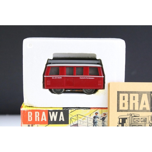 101 - Three Brawa HO gauge locomotives to include 40210 BR 06 DRG 06002 Ep II with Sound, 0551 BR 312 Carg... 