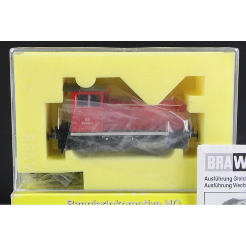 101 - Three Brawa HO gauge locomotives to include 40210 BR 06 DRG 06002 Ep II with Sound, 0551 BR 312 Carg... 