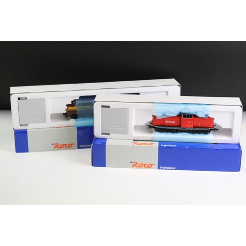 108 - Two boxed Roco Professional HO gauge locomotives to include 63481 CFL 1601 & 63980 DB-AG 212 169-7