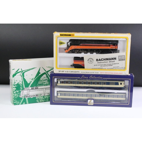 111 - Three boxed HO gauge locomotives/DMUs to include Mehano Prestige T258 Class 51 Cockeril, Bachmann 67... 