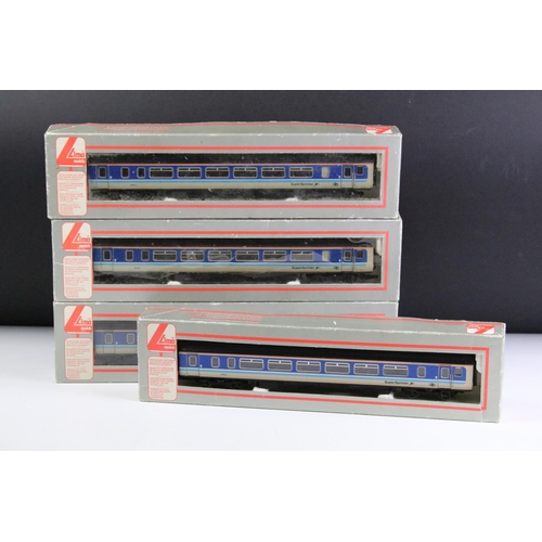 118 - Two boxed Lima OO gauge BR Super Sprinter engines (one box missing window) plus 2 x boxed Lima Super... 