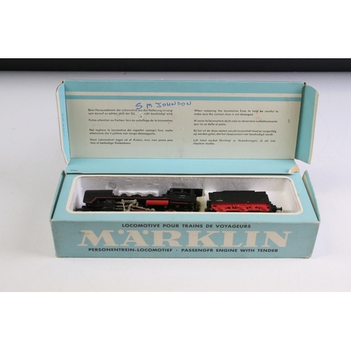 121 - Three boxed Marklin HO gauge locomotives to include 8322, 8389 & 3003