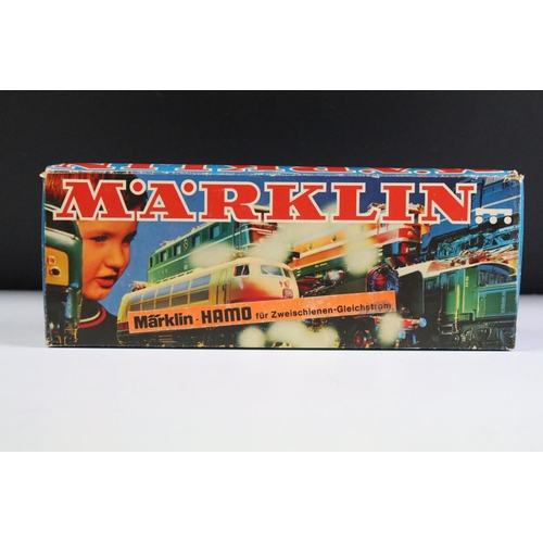 121 - Three boxed Marklin HO gauge locomotives to include 8322, 8389 & 3003