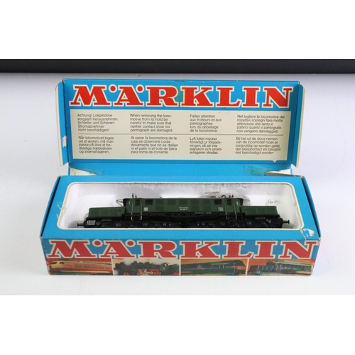 121 - Three boxed Marklin HO gauge locomotives to include 8322, 8389 & 3003