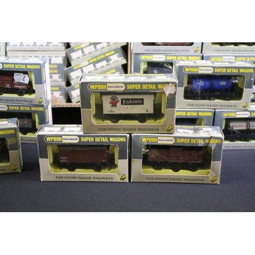 124 - 55 Boxed Wrenn Super Detail Wagons OO gauge items of rolling stock to include W4666 Salt Wagon Sifta... 