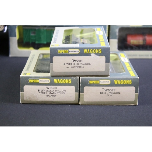 124 - 55 Boxed Wrenn Super Detail Wagons OO gauge items of rolling stock to include W4666 Salt Wagon Sifta... 