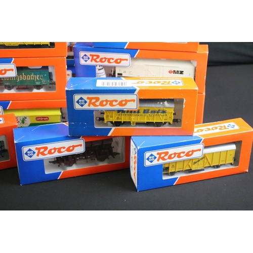 129 - 24 Boxed Roco items of rolling stock to include 46801 NS Krane Digital Crane, 47052, 47263, 47040, 4... 