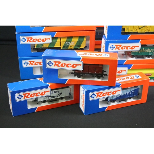 129 - 24 Boxed Roco items of rolling stock to include 46801 NS Krane Digital Crane, 47052, 47263, 47040, 4... 