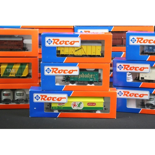 129 - 24 Boxed Roco items of rolling stock to include 46801 NS Krane Digital Crane, 47052, 47263, 47040, 4... 