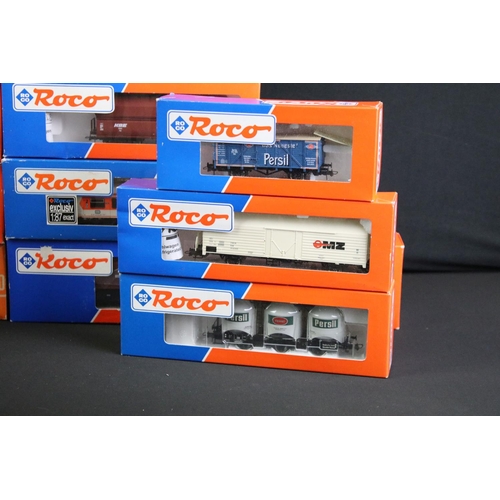 129 - 24 Boxed Roco items of rolling stock to include 46801 NS Krane Digital Crane, 47052, 47263, 47040, 4... 