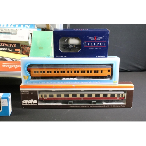 134 - 34 Boxed HO gauge items of rolling stock to include 15 x Marklin, 4 x Liliput, 1 x Spectrum by Bachm... 