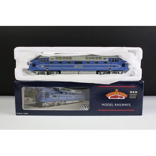 148 - Four boxed Bachmann OO gauge locomotives to include 32-521NRM Deltic Prototype DP1 weathered, 32-725... 