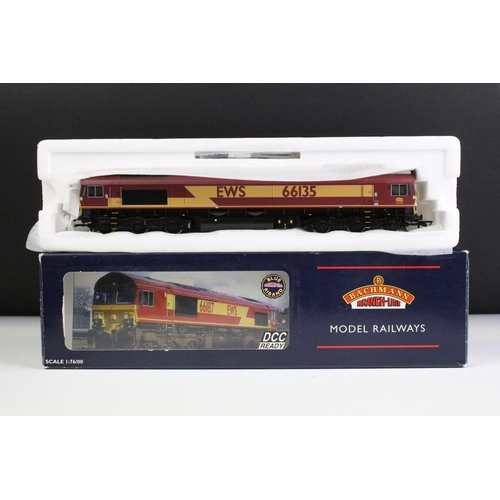 148 - Four boxed Bachmann OO gauge locomotives to include 32-521NRM Deltic Prototype DP1 weathered, 32-725... 