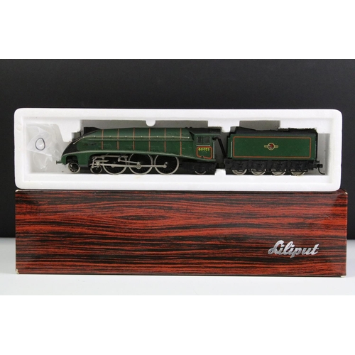 151 - Two boxed Liliput HO gauge locomotives to include 1037 Silver Link and 1050 2-6-0 in green (missing ... 