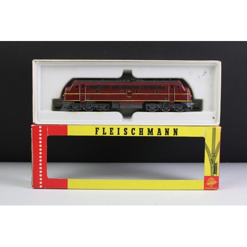 152 - Three boxed Fleischmann HO gauge locomotives to include 4337, 4280 & 1385D