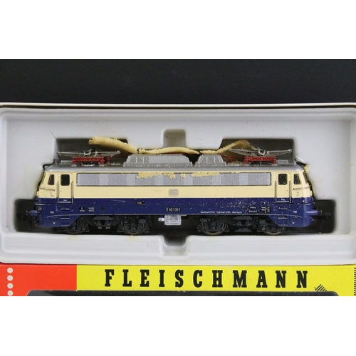 152 - Three boxed Fleischmann HO gauge locomotives to include 4337, 4280 & 1385D