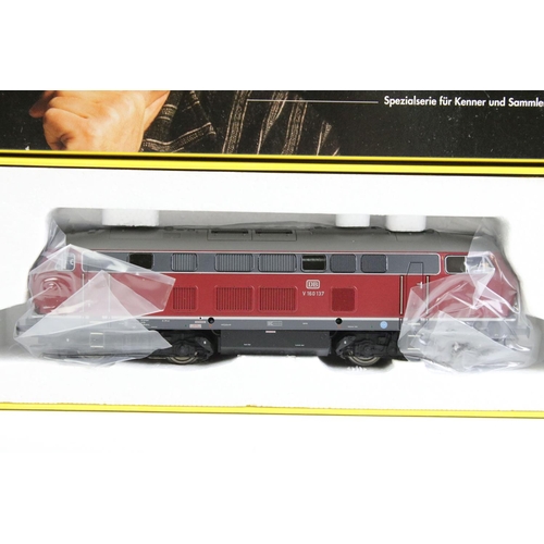 154 - Three boxed Brawa HO gauge locomotives to include 0640 Schnellzuglok AD, 0391 BR 216 DB V160 137 and... 