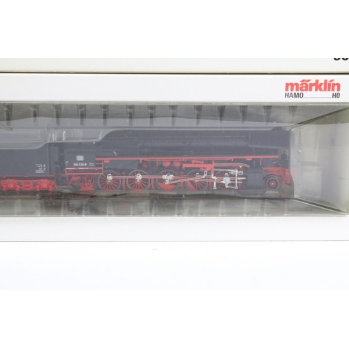 155 - Two boxed Marklin HO gauge locomotives to include 38880 BR44 and 8378 BR V 31 plus a boxed Marklin H... 