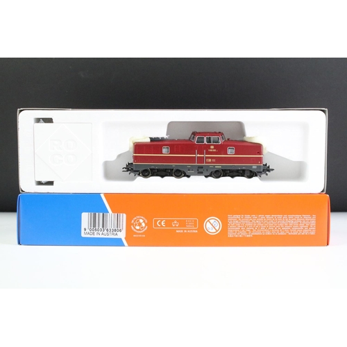 161 - Four boxed Roco HO gauge locomotives to include 43276, 43280, 63424 & 63380