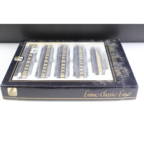 165 - Boxed Lima Classic Line HO gauge 149790LK 61 001 Deutsche Reichsbahn train pack, complete