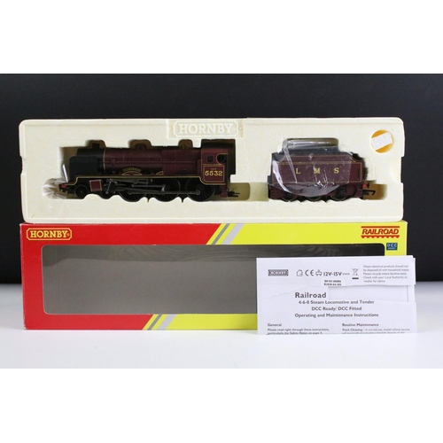 167 - Three boxed Hornby Railroad OO gauge locomotives to include R2879 BR Class 55 St Paddy 55001, R2779 ... 