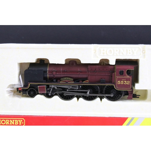 167 - Three boxed Hornby Railroad OO gauge locomotives to include R2879 BR Class 55 St Paddy 55001, R2779 ... 