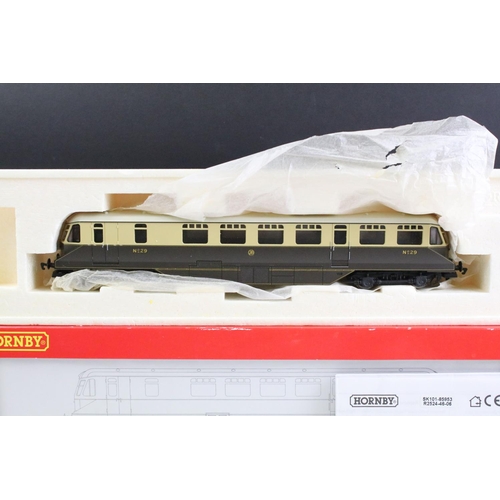 168 - Five boxed Hornby OO gauge locomotives to include R2524 GWR Diesel Railcar No 29, R2188 BR 0-4-0 Die... 