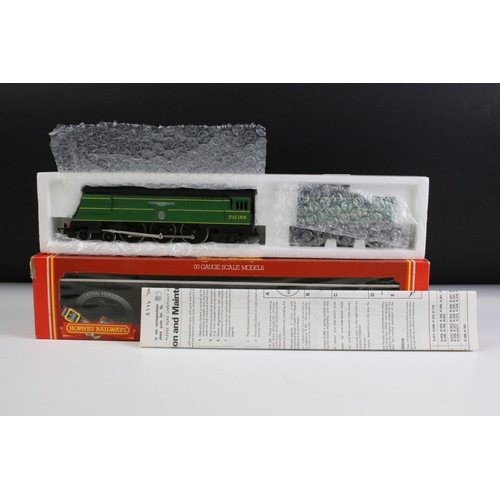 169 - Five boxed OO gauge locomotives to include 3 x Hornby (R042 LNER 4-6-2 Royal Lancaster Loco, R374 SR... 