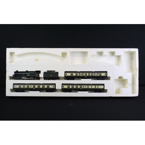 244 - Two boxed Hornby OO gauge train sets to include R826 Cornish Riviera containing King Charles I locom... 