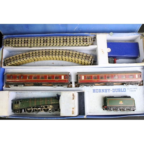 258 - Collection of Hornby Dublo model railway to include boxed set containing Silver King locomotive, 2 x... 