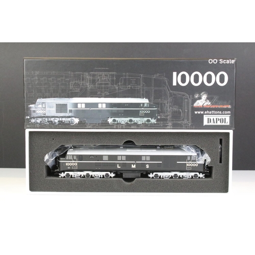 36 - Boxed Dapol OO gauge 10000AP LMS black locomotive with chrome fittings December 1947 - March 1951