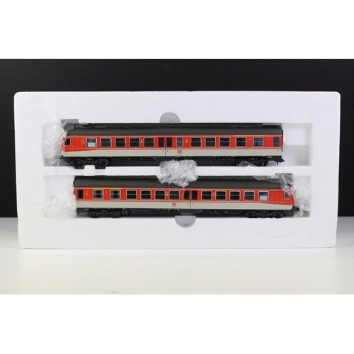 46 - Boxed Fleischmann HO gauge 4431 DB 2 Car Diesel Railcar set
