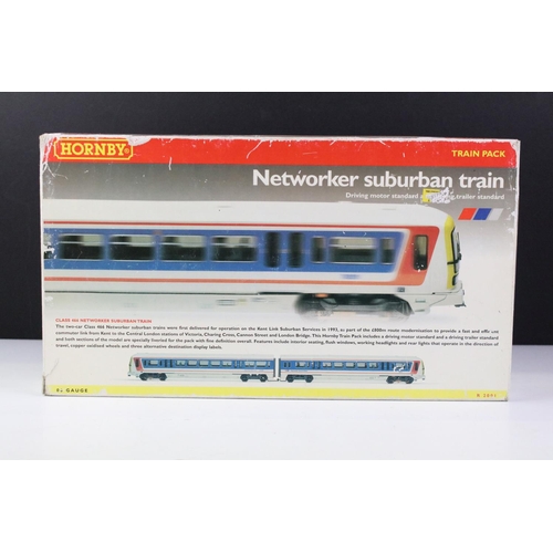 48 - Two boxed OO gauge train packs to include Lima Golden Series 14 9742 GP and Hornby R2001 Networker S... 
