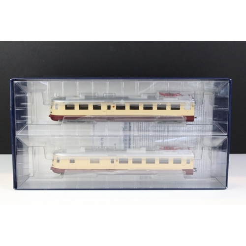 51 - Two boxed Liliput by Bachmann HO gauge train packs to include L133540 Elektrotriebwagen 2 telig DRG ... 