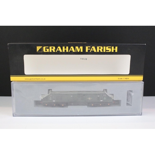 57 - Three cased Graham Farish by Bachmann N gauge locomotives to include 371-178A Class 40 Diesel Locomo... 