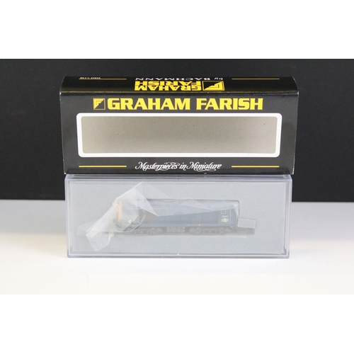 64 - Four cased Graham Farish by Bachmann N gauge locomotives to include 371-050B Class 04 Diesel D2228 B... 