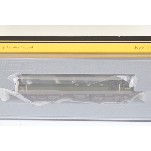 64 - Four cased Graham Farish by Bachmann N gauge locomotives to include 371-050B Class 04 Diesel D2228 B... 