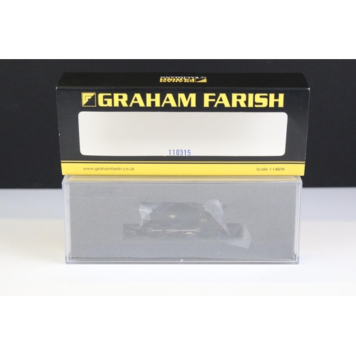 66 - Four cased Graham Farish by Bachmann N gauge locomotives to include 371-981A Class 61XX Prairie Tank... 